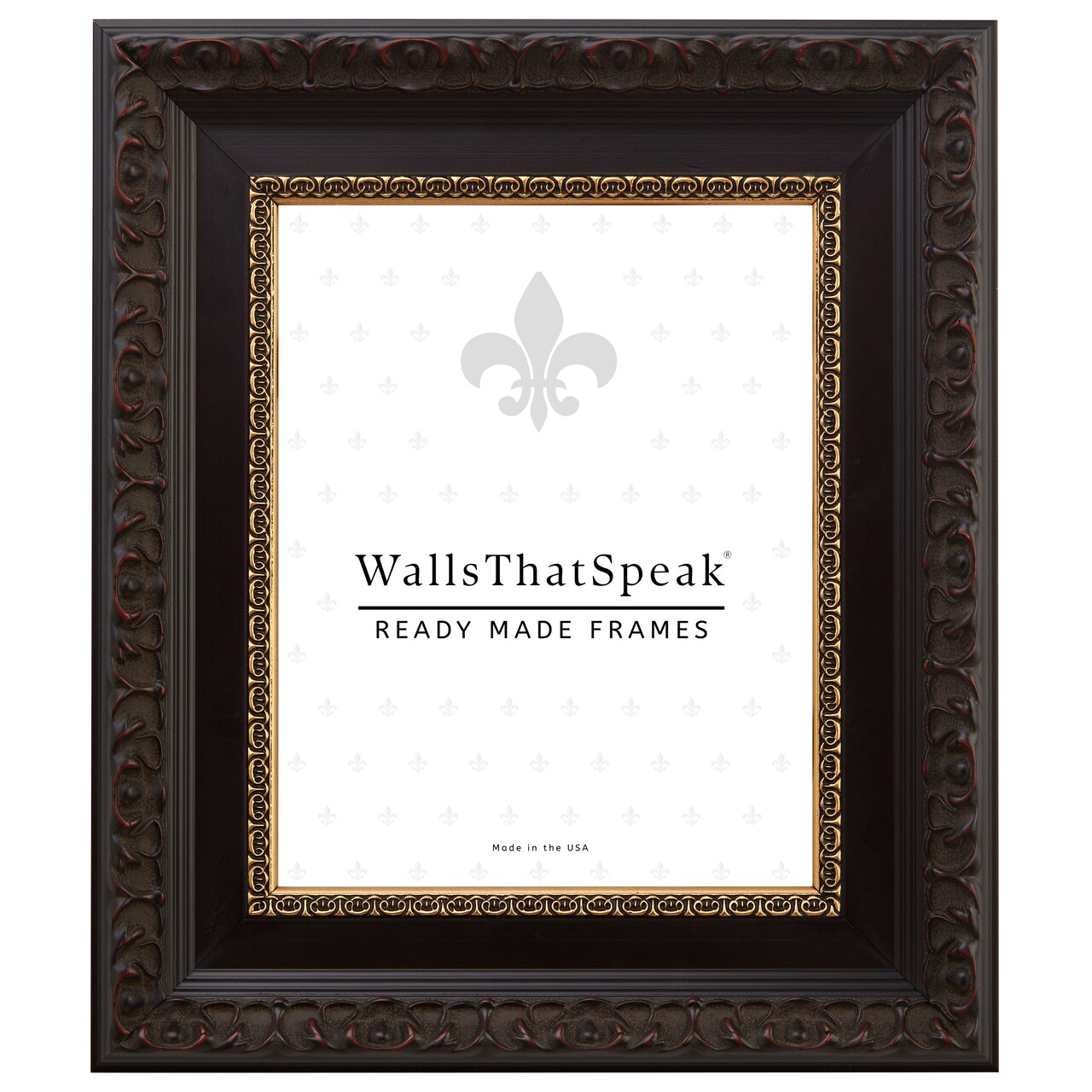 13x16 Devereux 2.5 Wood Moulding, Wall Display Frame for Art, Posters, or Photos wallsthatspeak